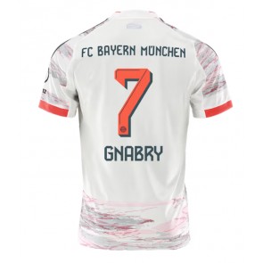 Lacne Muži Futbalové dres Bayern Munich Serge Gnabry #7 2025-26 Krátky Rukáv - Preč